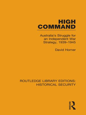 cover image of High Command
